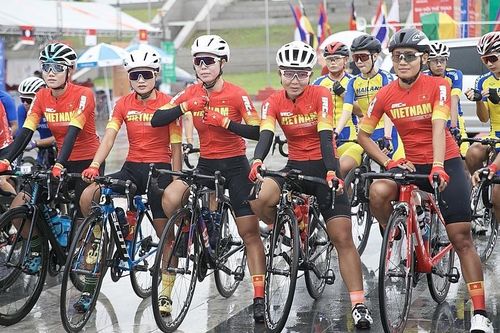 Tuyển xe đạp nữ Việt Nam đấu giải Thái Lan tích điểm cho Olympic
