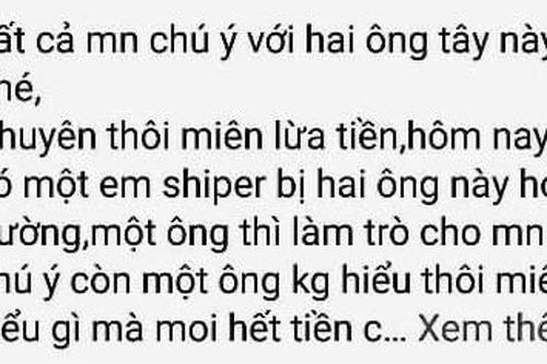 Thực hư thông tin 2 người nước ngoài thôi miên lừa đảo ở Sơn Tây