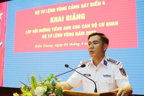 Cảnh sát biển tăng cường học tập ngoại ngữ đáp ứng yêu cầu nhiệm vụ trong tình hình mới
