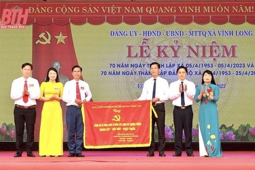 Kỷ niệm 70 năm ngày thành lập xã và thành lập Đảng bộ xã Vĩnh Long