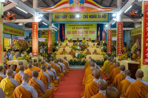 Đồng Tháp: Trang nghiêm khai mạc Đại giới đàn Trí Tịnh Phật lịch 2566