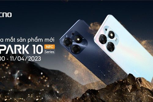 Tecno ra mắt Spark 10 Series lúc 19h ngày 11/4