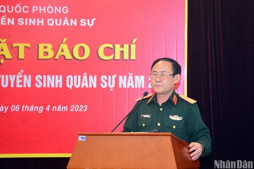 Năm 2023, các học viện, nhà trường Quân đội tuyển sinh hơn 4.300 chỉ tiêu