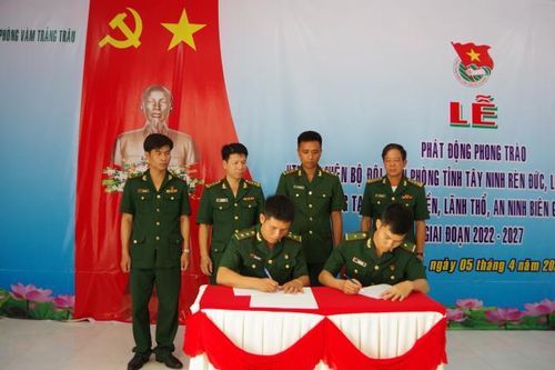 Phát động phong trào 'Thanh niên BĐBP tỉnh Tây Ninh rèn đức, luyện tài, xung kích, sáng tạo vì chủ quyền lãnh thổ, an ninh biên giới quốc gia'