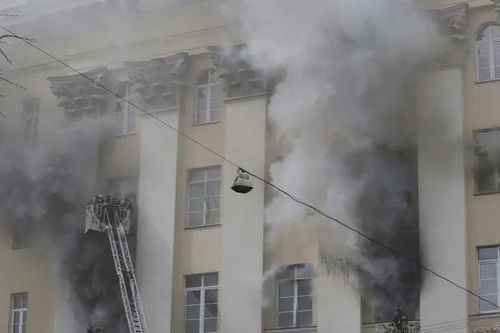 Hỏa hoạn tại tòa nhà của Bộ Quốc phòng Nga ở thủ đô Moskva