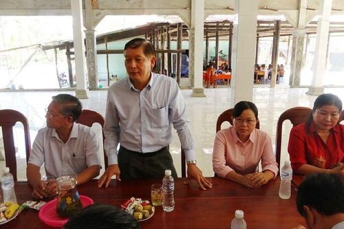 Ban Dân tộc HĐND tỉnh An Giang khảo sát việc dạy chữ Khmer trong chùa