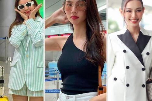 Soi gu thời trang và loạt túi xách hàng hiệu mỗi lần đi sân bay của Nguyễn Thúc Thùy Tiên
