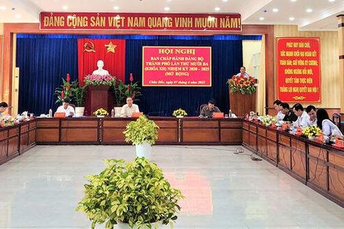 Cả hệ thống chính trị TP. Châu Đốc nỗ lực thực hiện tốt nhiệm vụ chính trị năm 2023
