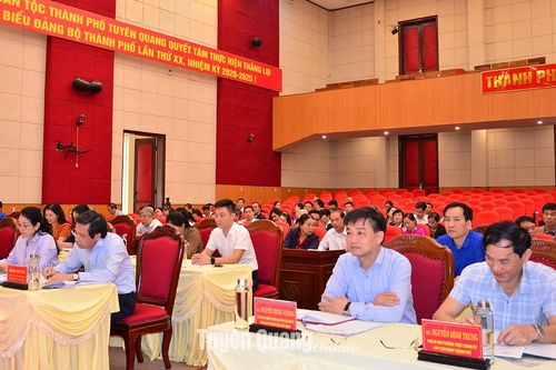 Thành phố Tuyên Quang sơ kết công tác MTTQ tham gia thực hiện nếp sống văn minh trong việc cưới, việc tang