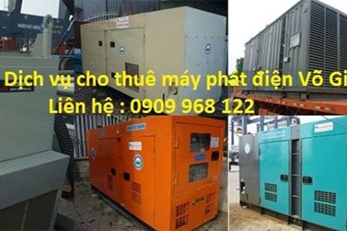 Cho thuê máy phát điện Võ Gia nhà cung cấp và phân phối máy phát điện toàn miền nam
