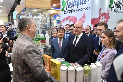 Phó Thủ tướng Liên bang Nga Dmitry Chernyshenko thăm Vietnam Expo 2023