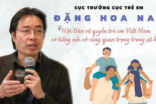 Cục trưởng Cục Trẻ em Đặng Hoa Nam: 'Hội Bảo vệ quyền trẻ em Việt Nam có tiếng nói vô cùng quan trọng trong xã hội'