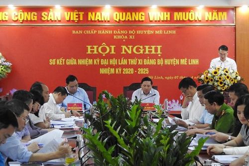 Mê Linh: Đẩy nhanh tiến độ các dự án hạ tầng khung, thúc đẩy kinh tế - xã hội phát triển