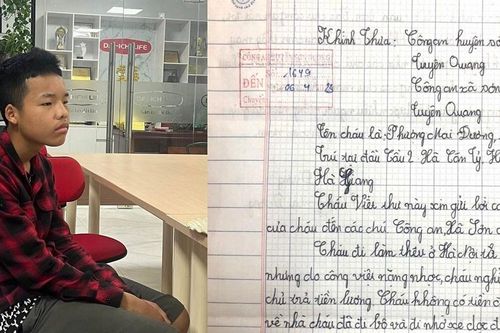 Không có tiền, nam thiếu niên đi bộ từ Hà Nội về Hà Giang