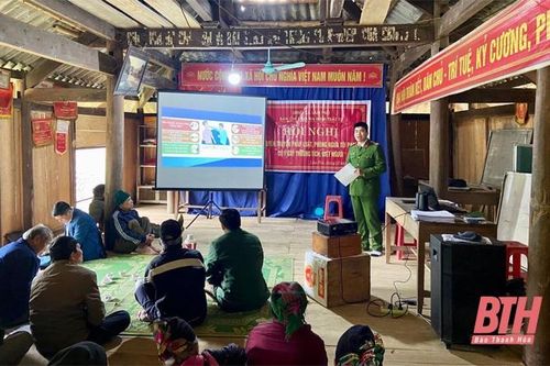 Công an huyện Lang Chánh nâng cao hiệu quả tuyên truyền, cảm hóa và giáo dục pháp luật