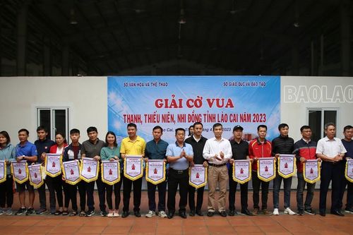 241 vận động viên tham gia giải cờ vua thanh, thiếu niên, nhi đồng tỉnh Lào Cai