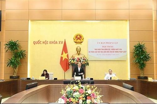Bảo đảm tính đồng bộ, thống nhất của dự thảo Luật Đất đai (sửa đổi) với hệ thống pháp luật