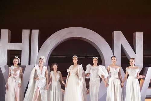 NTK Thủy Nguyễn, NTK Phương Linh trình làng BST áo dài, váy cưới đậm chất hội họa