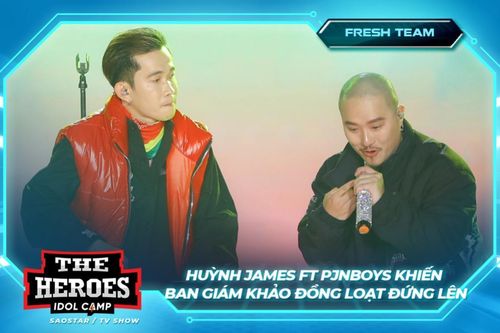 Bài mới của Huỳnh James ft PjnBoys ra sao mà ban giám khảo đồng loạt đứng lên để cổ vũ?