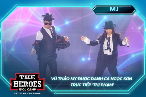 'Lột xác' với phong cách Michael Jackson, Vũ Thảo My được danh ca Ngọc Sơn trực tiếp 'thị phạm'