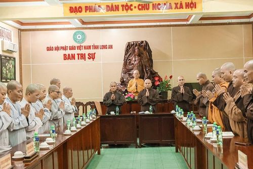 Long An: Ban Hoằng pháp GHPGVN tỉnh triển khai và thống nhất nhiều hoạt động Phật sự