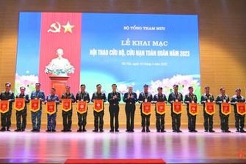 Bộ Tổng Tham mưu khai mạc Hội thao Cứu hộ, cứu nạn toàn quân năm 2023