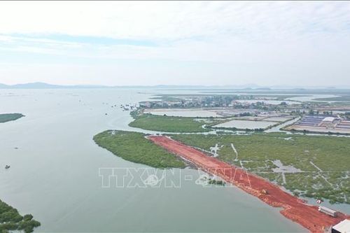 Quảng Ninh gỡ khó thiếu hụt vật liệu san lấp thi công bến cảng Vạn Ninh