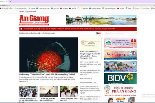 Báo An Giang online xếp thứ 9 trong Top 20 báo Đảng các tỉnh, thành phố về lượt truy cập trong tháng 3