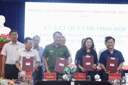 Quảng Nam: Ký kết quản lý báo chí, xuất bản và thông tin trên mạng Internet