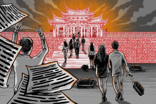 Người trẻ Trung Quốc đổ xô đi chùa