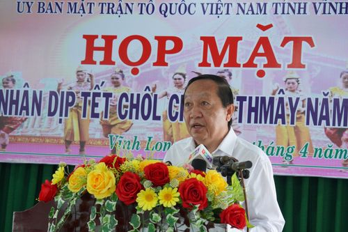 Vĩnh Long họp mặt Tết Chôl Chnăm Thmây của người dân tộc Khmer