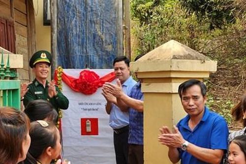 Chương trình 'Nước sạch cho em' của Đồn Biên phòng Nhôn Mai