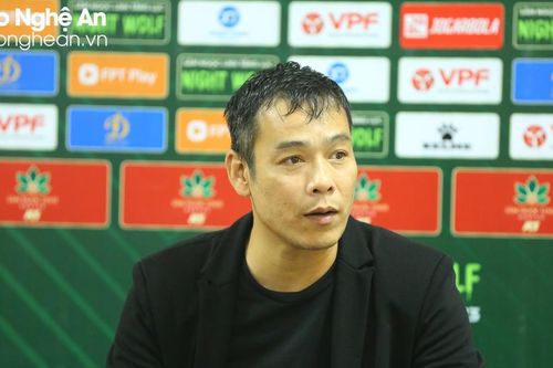 Huấn luyện viên Huy Hoàng thừa nhận Sông Lam Nghệ An đá chưa tốt