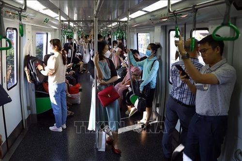 Hơn 2,65 triệu lượt khách đi tàu điện Cát Linh - Hà Đông trong quý I