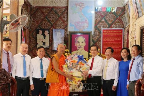 An Giang: Chúc mừng đồng bào Khmer nhân Tết cổ truyền Chôl Chnăm Thmây