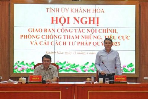 Thường trực Tỉnh ủy: Giao ban công tác nội chính quý I