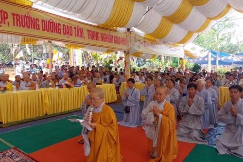 Bình Phước: Công bố quyết định bổ nhiệm trụ trì chùa Phước Huệ đến Sư cô Thích nữ Đức Tâm