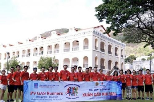 Đội tuyển PV GAS nhanh chóng nhập cuộc Giải chạy bộ online 'Xuân Dầu khí 2023'