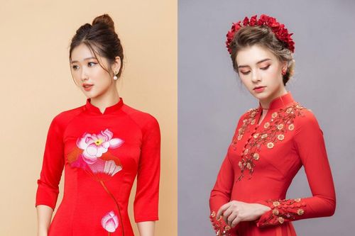 Những kiểu tóc mặc áo dài cưới cho cô dâu trong ngày trọng đại