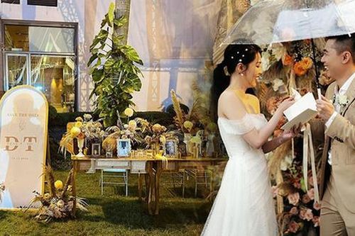 Đám cưới lung linh dưới mưa nhờ phong cách trang trí độc lạ khiến cô dâu chú rể nổi bật