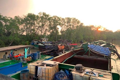 Tiền Giang mở đợt cao điểm kiểm tra, xử lý khai thác cát trái phép