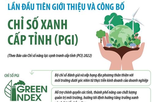 Lần đầu tiên giới thiệu và công bố Chỉ số Xanh (PGI) cấp tỉnh