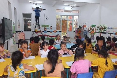 Đã lắp máy lạnh cho trường học để ngăn bụi từ sân bay Long Thành