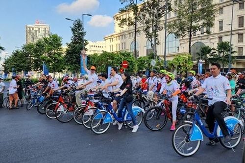 TP Hồ Chí Minh mở rộng dịch vụ xe đạp công cộng ra các quận, huyện