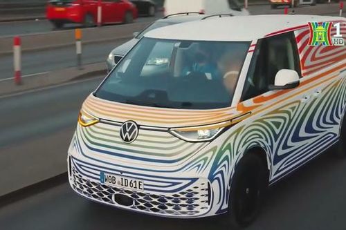 Xe điện Volkswagen ID Buzz lắp pin mặt trời