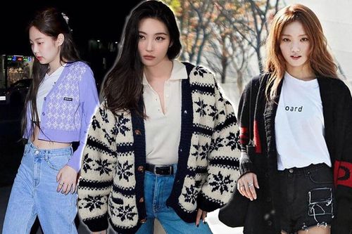 Học mỹ nhân Hàn phối đồ với cardigan vừa sành điệu lại nổi bật