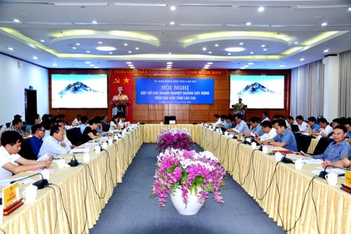 Lào Cai tháo gỡ khó khăn cho doanh nghiệp xây dựng