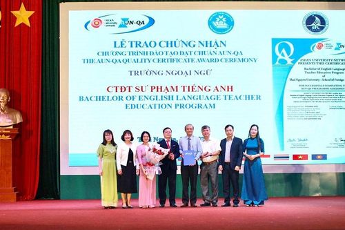 ĐH Thái Nguyên có thêm 4 CT đào tạo đạt chuẩn chất lượng AUN-QA