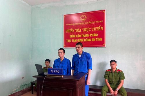 TAND TX.Hương Thủy xét xử 4 vụ án hình sự bằng hình thức trực tuyến