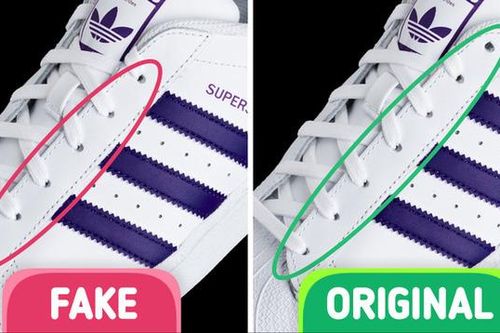 Làm thế nào để phân biệt giày Adidas, túi LV thật hay giả?